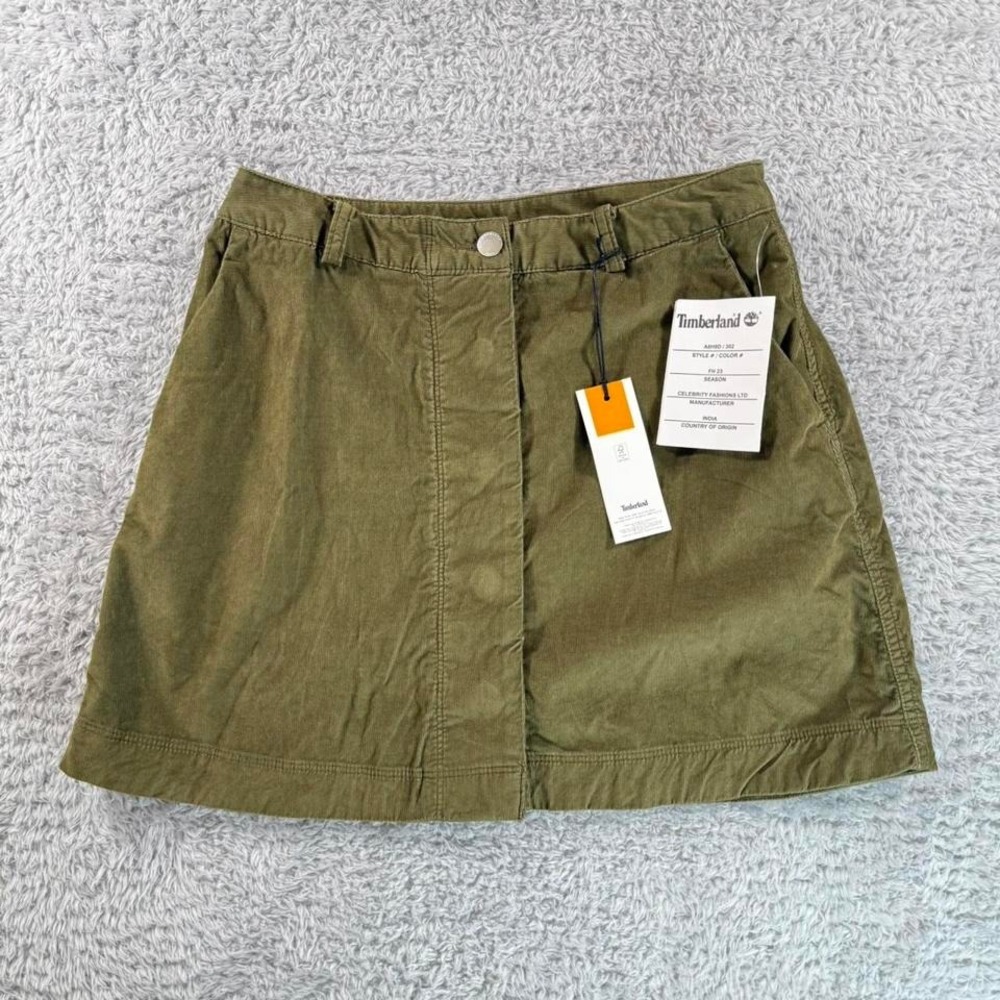 Timberland green mini skirt